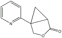 5-(2-pyridinyl)-3-oxabicyclo[3.1.0]hexan-2-one 结构式
