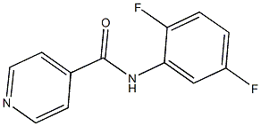 N-(2,5-difluorophenyl)isonicotinamide Structure