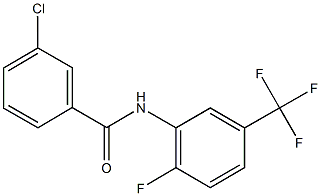 3-chloro-N-[2-fluoro-5-(trifluoromethyl)phenyl]benzamide|