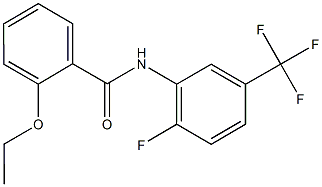 2-ethoxy-N-[2-fluoro-5-(trifluoromethyl)phenyl]benzamide,881598-57-8,结构式