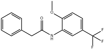 N-[2-methoxy-5-(trifluoromethyl)phenyl]-2-phenylacetamide,881598-74-9,结构式