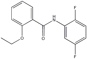 N-(2,5-difluorophenyl)-2-ethoxybenzamide 化学構造式