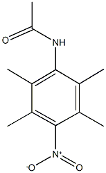 N-{4-nitro-2,3,5,6-tetramethylphenyl}acetamide Struktur