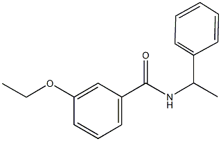 3-ethoxy-N-(1-phenylethyl)benzamide Struktur