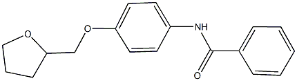 N-[4-(tetrahydro-2-furanylmethoxy)phenyl]benzamide Structure