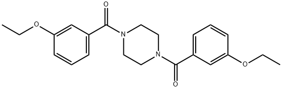 1,4-bis(3-ethoxybenzoyl)piperazine,881766-23-0,结构式