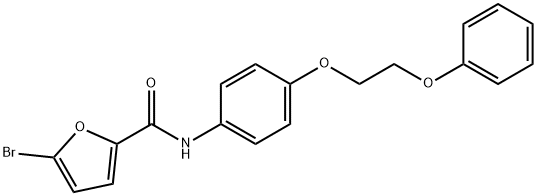 5-bromo-N-[4-(2-phenoxyethoxy)phenyl]-2-furamide|