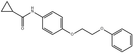 N-[4-(2-phenoxyethoxy)phenyl]cyclopropanecarboxamide Structure