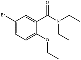 5-bromo-2-ethoxy-N,N-diethylbenzamide 结构式