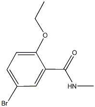 5-bromo-2-ethoxy-N-methylbenzamide Structure