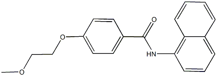 4-(2-methoxyethoxy)-N-(1-naphthyl)benzamide 结构式