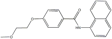 4-(2-methoxyethoxy)-N-(1-naphthyl)benzamide Structure