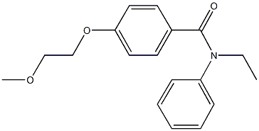 N-ethyl-4-(2-methoxyethoxy)-N-phenylbenzamide Structure