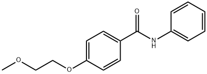 4-(2-methoxyethoxy)-N-phenylbenzamide 化学構造式