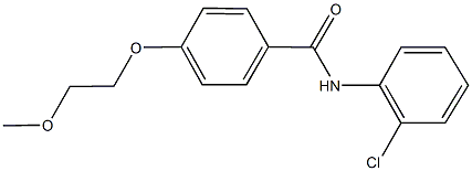 N-(2-chlorophenyl)-4-(2-methoxyethoxy)benzamide Structure