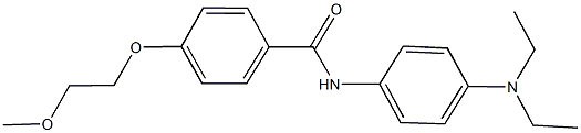 N-[4-(diethylamino)phenyl]-4-(2-methoxyethoxy)benzamide Structure