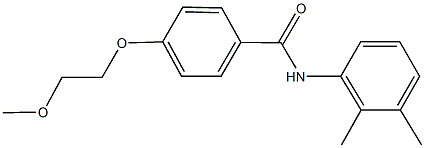 N-(2,3-dimethylphenyl)-4-(2-methoxyethoxy)benzamide Struktur