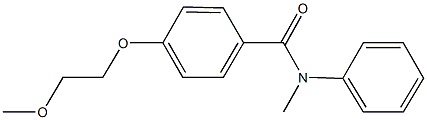 4-(2-methoxyethoxy)-N-methyl-N-phenylbenzamide Structure
