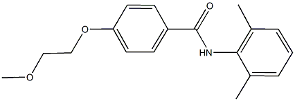 N-(2,6-dimethylphenyl)-4-(2-methoxyethoxy)benzamide Structure