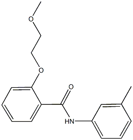 2-(2-methoxyethoxy)-N-(3-methylphenyl)benzamide,882092-52-6,结构式