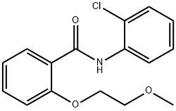 N-(2-chlorophenyl)-2-(2-methoxyethoxy)benzamide Structure