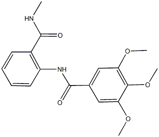 3,4,5-trimethoxy-N-{2-[(methylamino)carbonyl]phenyl}benzamide|