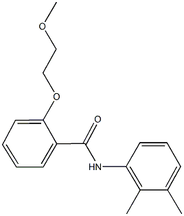 N-(2,3-dimethylphenyl)-2-(2-methoxyethoxy)benzamide 结构式