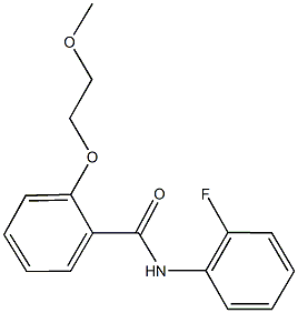 N-(2-fluorophenyl)-2-(2-methoxyethoxy)benzamide Structure
