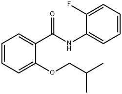 N-(2-fluorophenyl)-2-isobutoxybenzamide Structure