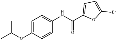 5-bromo-N-(4-isopropoxyphenyl)-2-furamide Structure