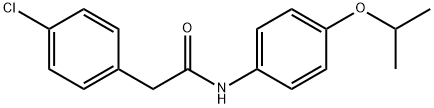 2-(4-chlorophenyl)-N-(4-isopropoxyphenyl)acetamide 结构式