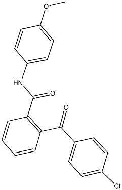 2-(4-chlorobenzoyl)-N-(4-methoxyphenyl)benzamide Structure