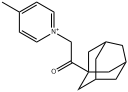 1-[2-(1-adamantyl)-2-oxoethyl]-4-methylpyridinium,884241-03-6,结构式