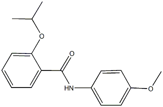 2-isopropoxy-N-(4-methoxyphenyl)benzamide,884438-41-9,结构式