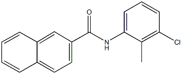 N-(3-chloro-2-methylphenyl)-2-naphthamide Structure