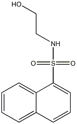 N-(2-hydroxyethyl)-1-naphthalenesulfonamide Structure