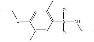 4-ethoxy-N-ethyl-2,5-dimethylbenzenesulfonamide Structure