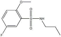 5-fluoro-2-methoxy-N-propylbenzenesulfonamide|