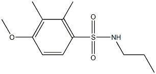 4-methoxy-2,3-dimethyl-N-propylbenzenesulfonamide,886124-16-9,结构式