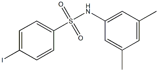 N-(3,5-dimethylphenyl)-4-iodobenzenesulfonamide Struktur