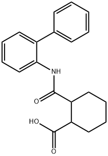 2-[([1,1'-biphenyl]-2-ylamino)carbonyl]cyclohexanecarboxylic acid Structure