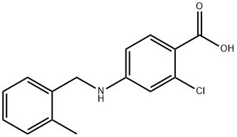 886623-92-3 2-chloro-4-[(2-methylbenzyl)amino]benzoic acid