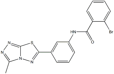 886634-70-4 2-bromo-N-[3-(3-methyl[1,2,4]triazolo[3,4-b][1,3,4]thiadiazol-6-yl)phenyl]benzamide