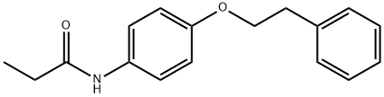 N-[4-(2-phenylethoxy)phenyl]propanamide Structure