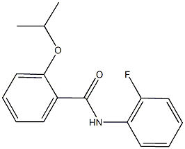 N-(2-fluorophenyl)-2-isopropoxybenzamide Structure