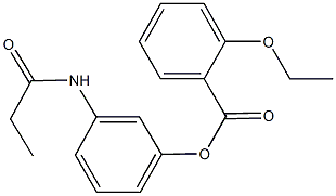 3-(propionylamino)phenyl 2-ethoxybenzoate|