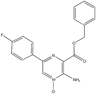 benzyl 3-amino-6-(4-fluorophenyl)pyrazine-2-carboxylate 4-oxide|