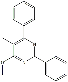 methyl 5-methyl-2,6-diphenylpyrimidin-4-yl ether|