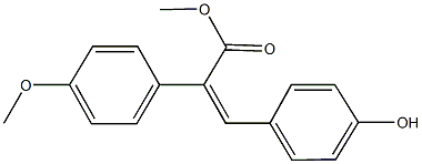 887572-03-4 methyl 3-(4-hydroxyphenyl)-2-(4-methoxyphenyl)acrylate