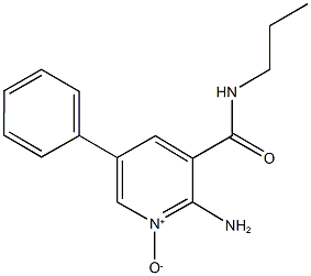 2-amino-5-phenyl-N-propylnicotinamide 1-oxide Struktur